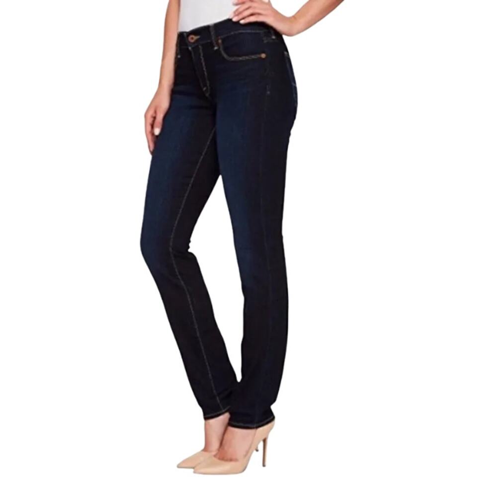 LUCKY BRAND Sofia Skinny Dark Wash Mid Rise Jeans | 6/28
